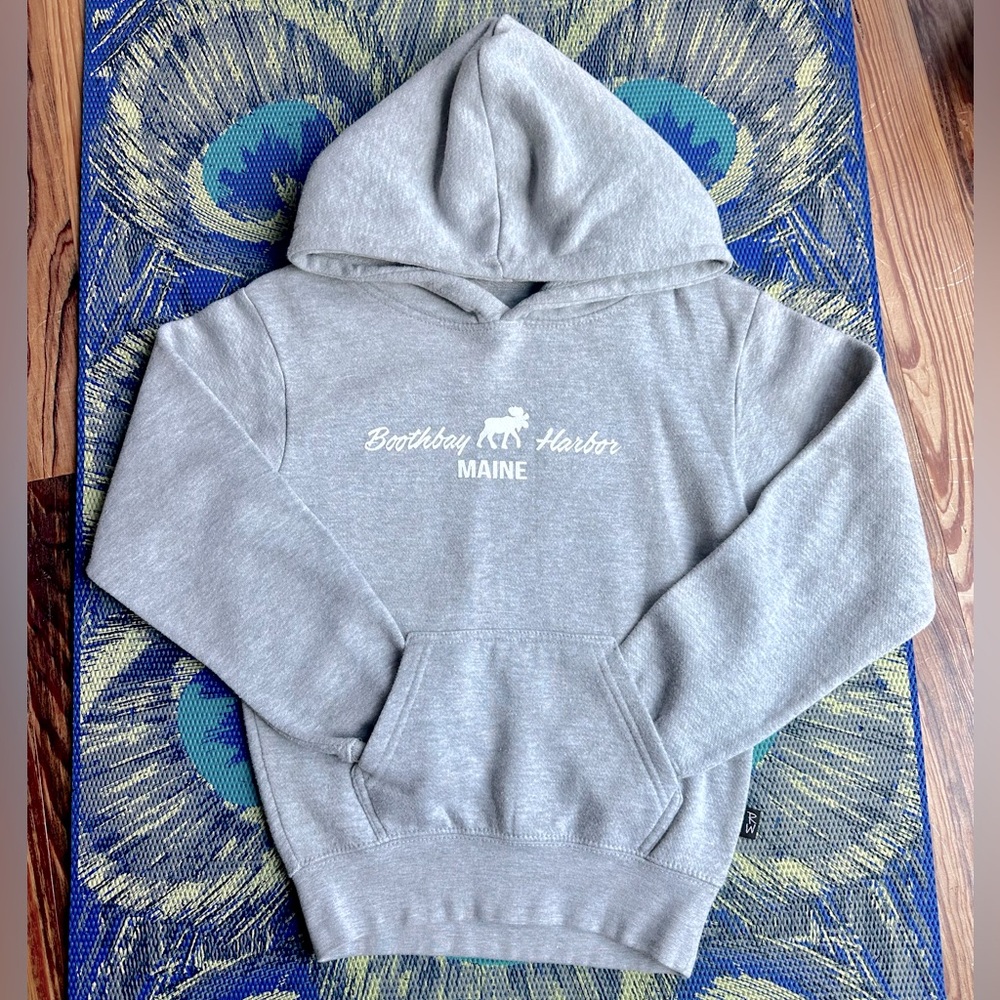 Kids Boothbay Harbor, Maine hoody. Unisex size S